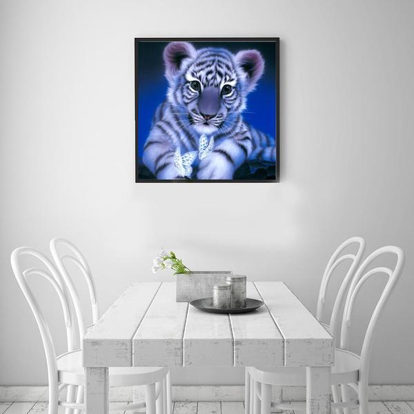 Playful Baby Tiger - GemPaint™ Kit