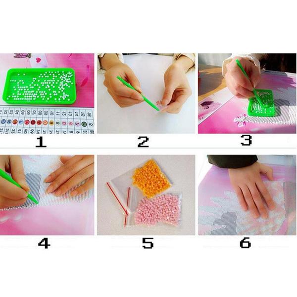 Playful Baby Tiger - GemPaint™ Kit