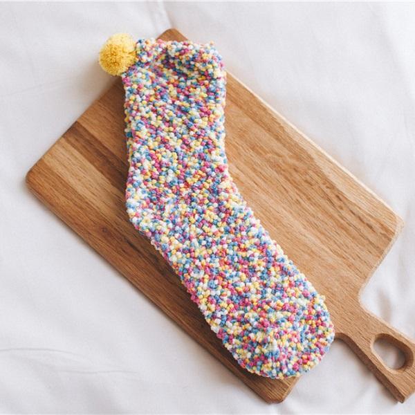 PomPom - Speckled Cupcake Socks