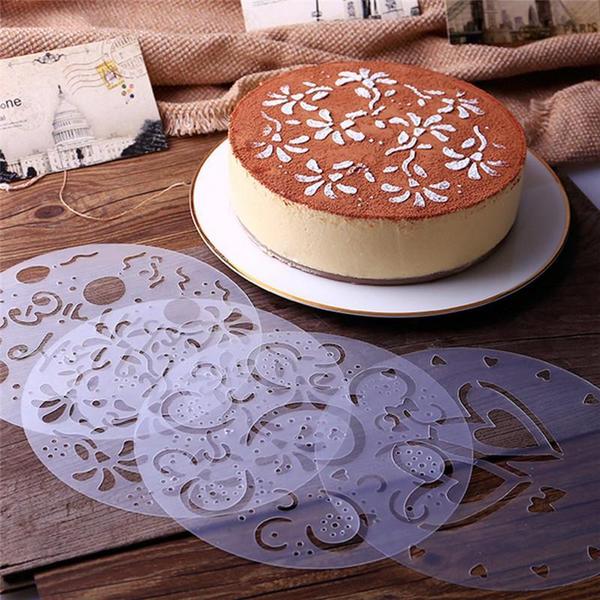 Betty - 4 Piece Set Cake Mold Stencil