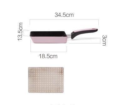 Ollam - Non-Stick Aluminum Egg Roll Fry Pan