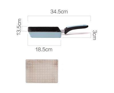 Ollam - Non-Stick Aluminum Egg Roll Fry Pan