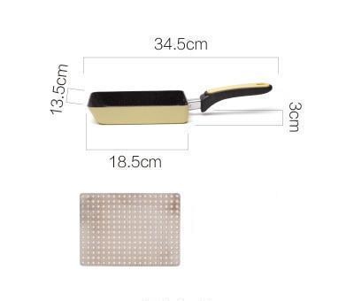 Ollam - Non-Stick Aluminum Egg Roll Fry Pan