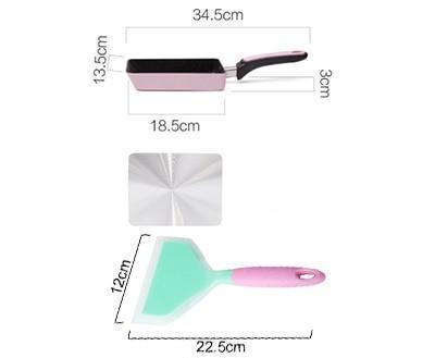 Ollam - Non-Stick Aluminum Egg Roll Fry Pan