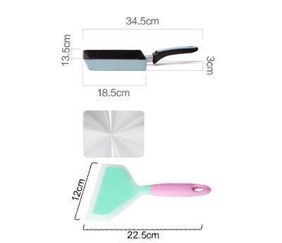 Ollam - Non-Stick Aluminum Egg Roll Fry Pan