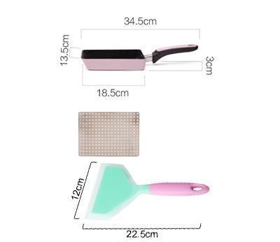 Ollam - Non-Stick Aluminum Egg Roll Fry Pan