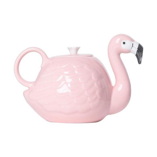 Flamingo Teapot & Mug