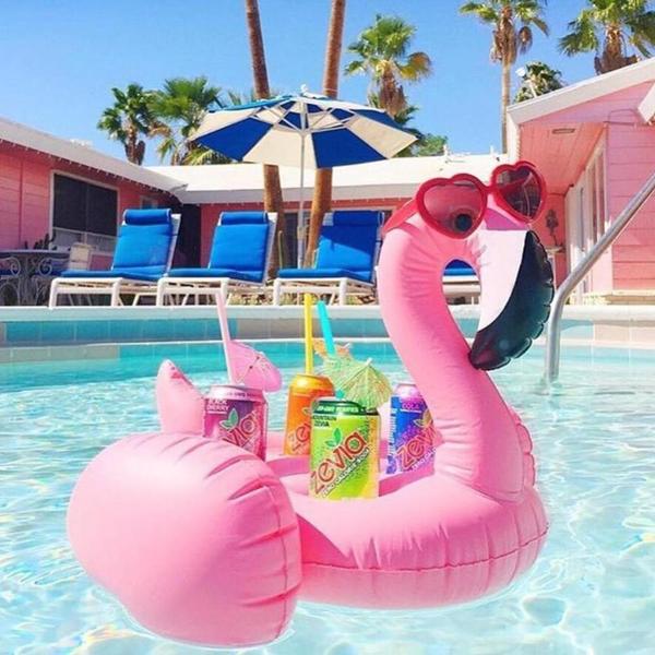 Rosalie - Floating Flamingo Cup Holder