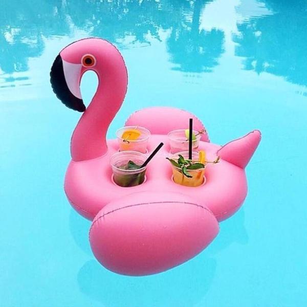 Rosalie - Floating Flamingo Cup Holder