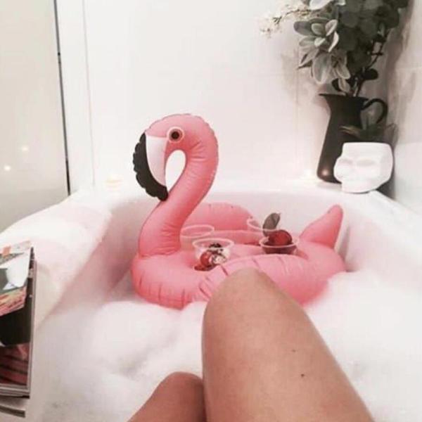 Rosalie - Floating Flamingo Cup Holder