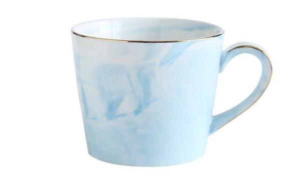 Marble Porcelain Mr & Mrs Coffee Mugs