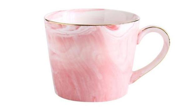 Marble Porcelain Mr & Mrs Coffee Mugs