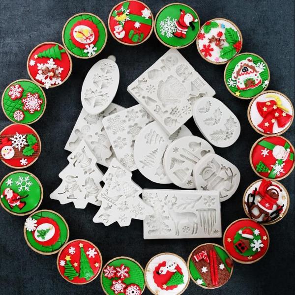Christmas Silicone Cookie Molds