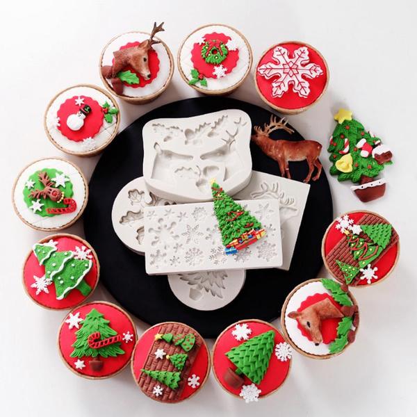 Christmas Silicone Cookie Molds