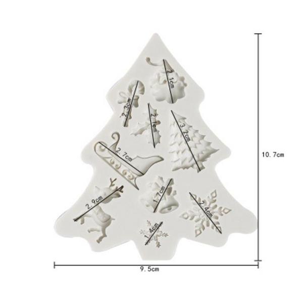 Christmas Silicone Cookie Molds