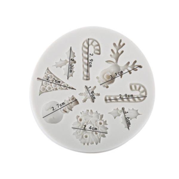 Christmas Silicone Cookie Molds