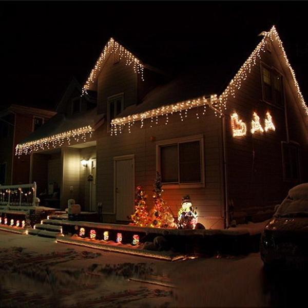 Romantic Holiday Icicle Lights