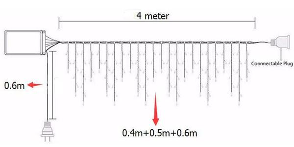 Romantic Holiday Icicle Lights