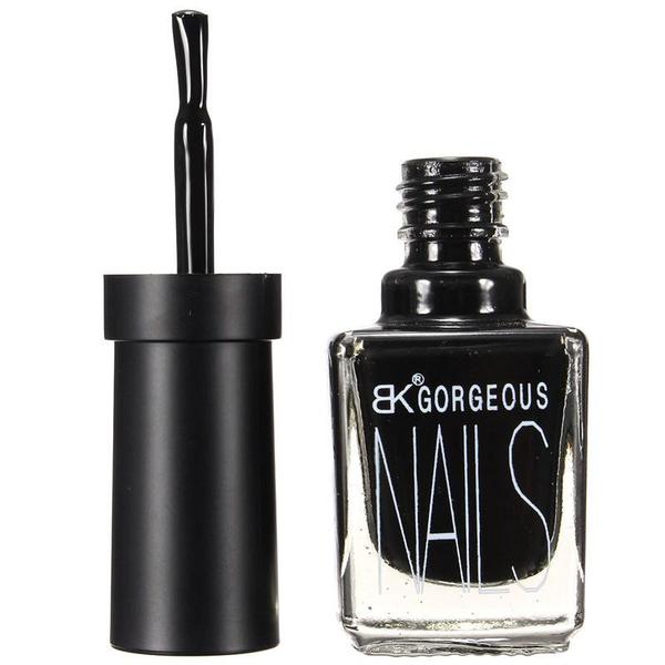 BK Matte Black Nail Polish