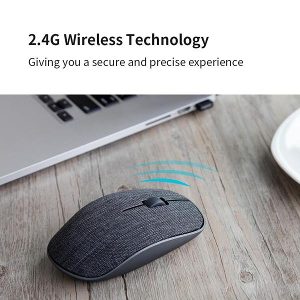 Pax - Wireless Ergonomic Fabric Covered Mouse