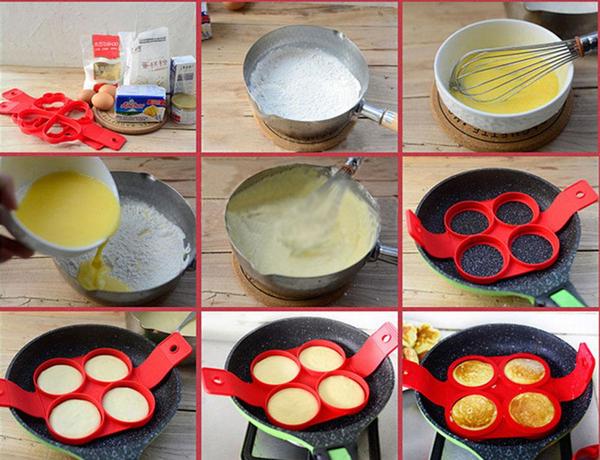 Non-Stick Silicone Egg & Pancake Mold