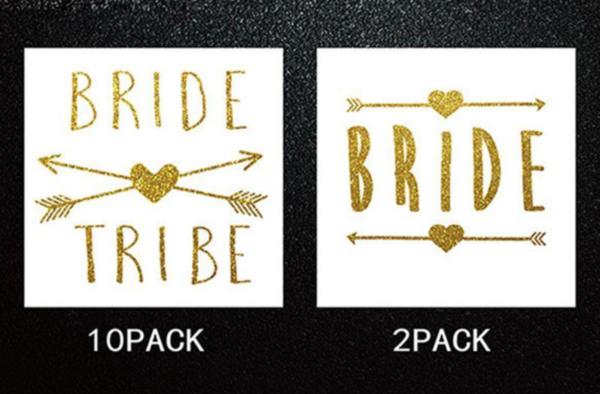 Bachelorette Party Temporary Tattoos