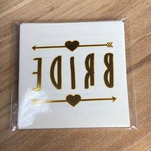 Bachelorette Party Temporary Tattoos