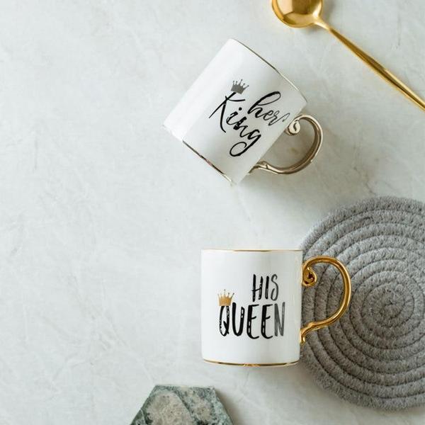 Luxury King & Queen Coffee Mugs
