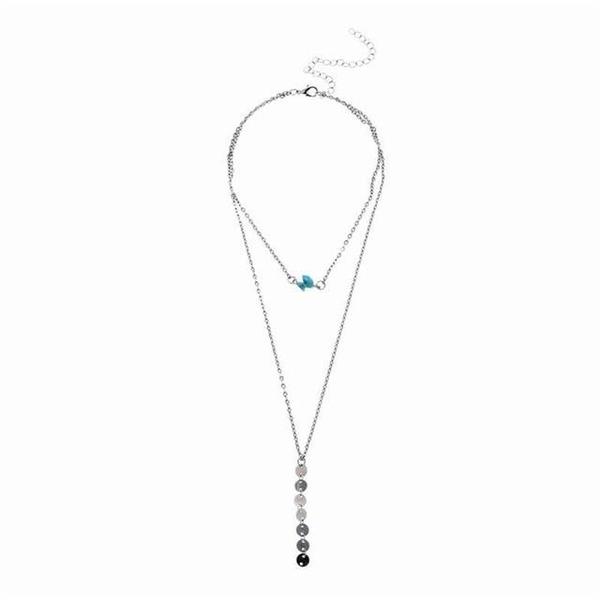 Multi Layered Boho Droplet Necklaces