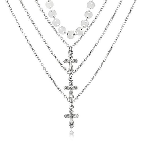 Multi Layered Boho Droplet Necklaces