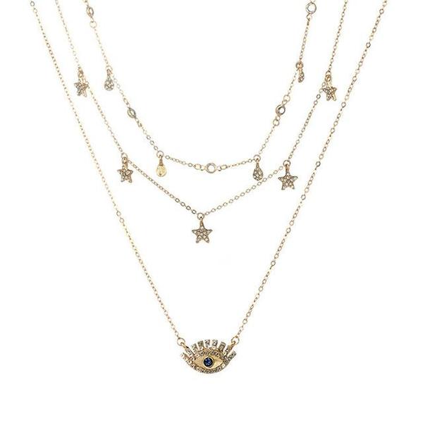 Multi Layered Boho Droplet Necklaces