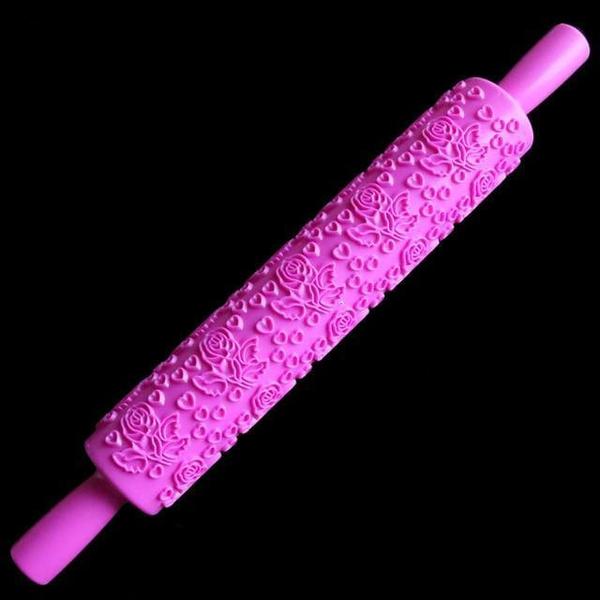 Colored 3D Pattern Rolling Pin