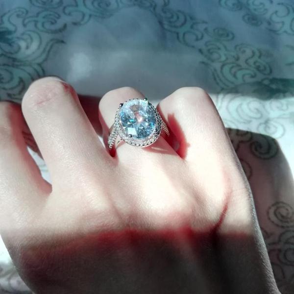 Oval Cut 6ct CZ Ring