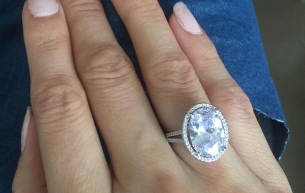 Oval Cut 6ct CZ Ring