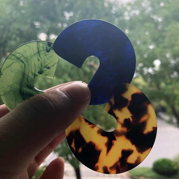 Nora - Flat Semi Hoop Earrings