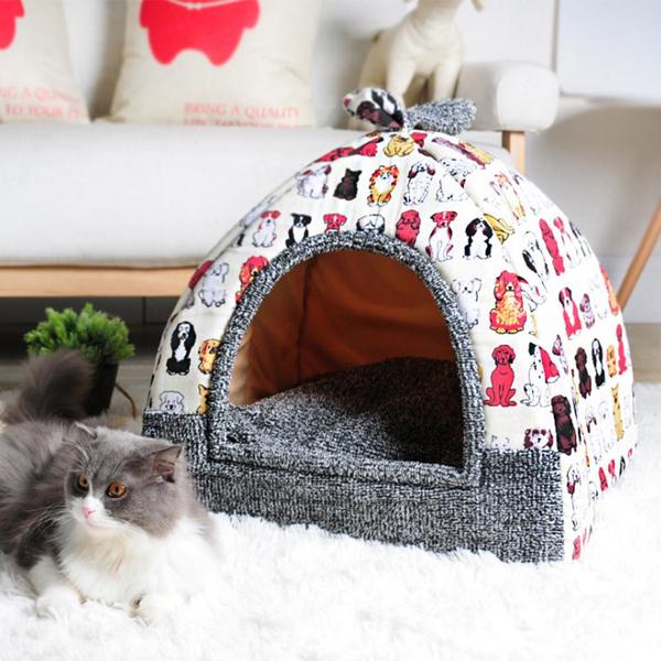 Max - Soft Fleece Pet Igloo Bed