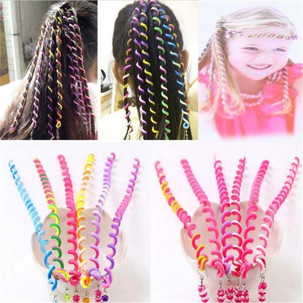 Kata - Rainbow Rolled Hair Braid Wraps
