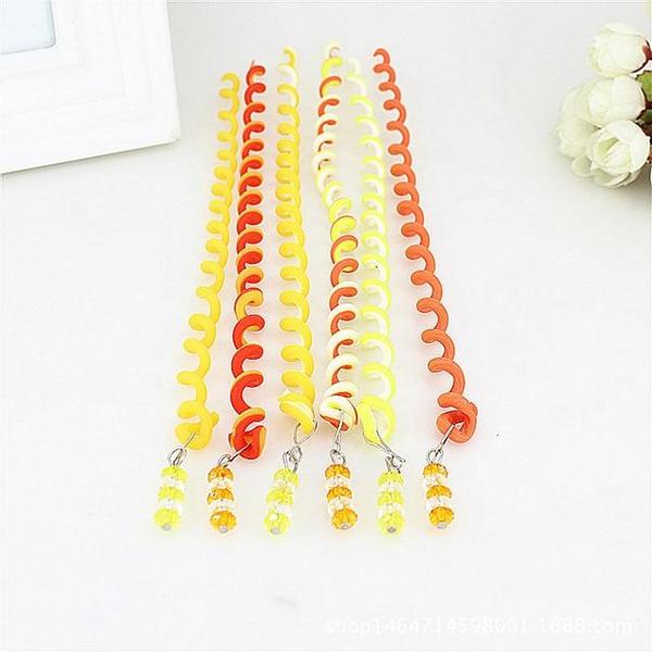 Kata - Rainbow Rolled Hair Braid Wraps