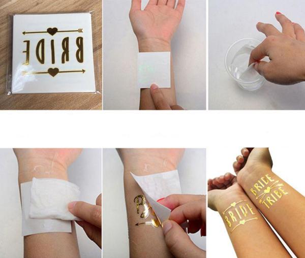 Bachelorette Party Temporary Tattoos