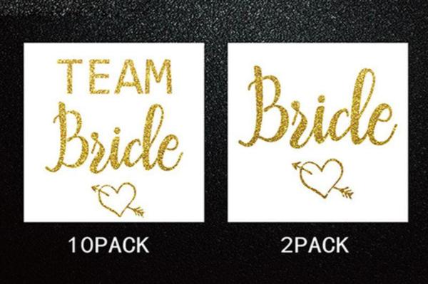 Bachelorette Party Temporary Tattoos