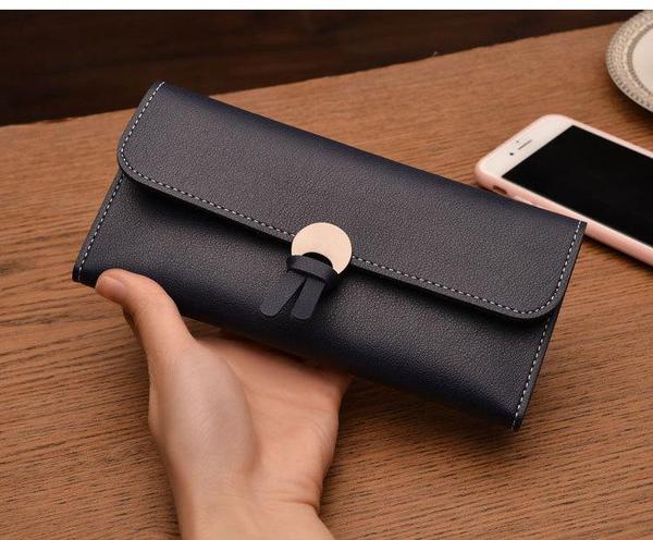 Karina - Modern Clasp Clutch Purse