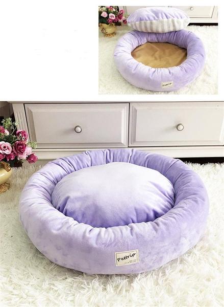 Lola - Round Princess Bow Tie Pet Bed