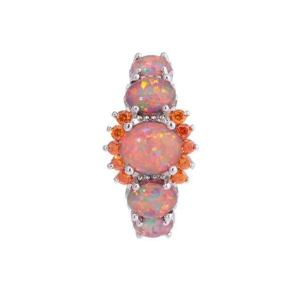 Lux - Fire Opal Garnet Ring