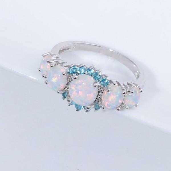 Lux - Fire Opal Garnet Ring