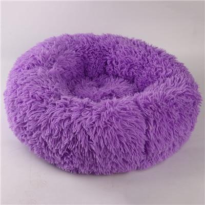 Mini - Round Fluffy Plush Pet Bed