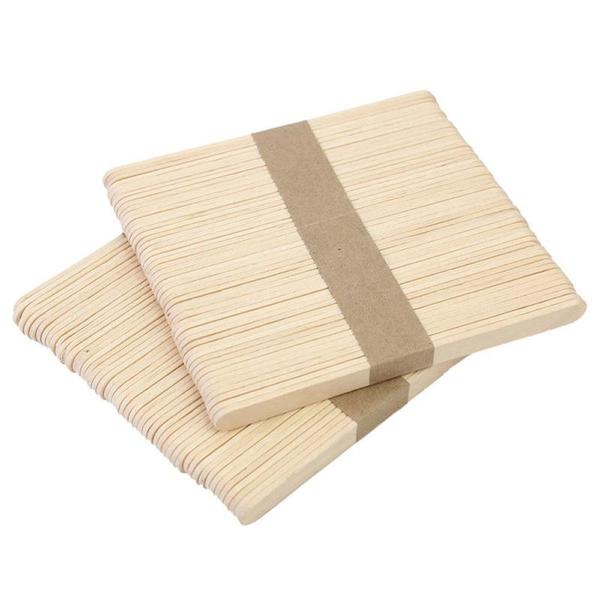50 Pcs Wooden Wax Spatula