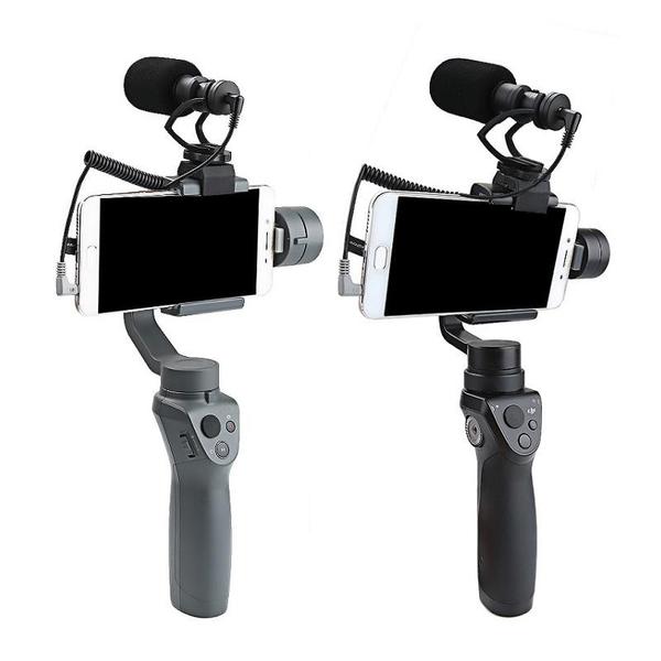 2 in 1 Directional Condenser Video Microphone Mount for Mobile Phone