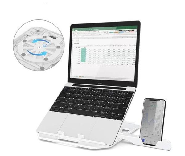 RestIt - Height Adjustable Laptop Stand with Fan