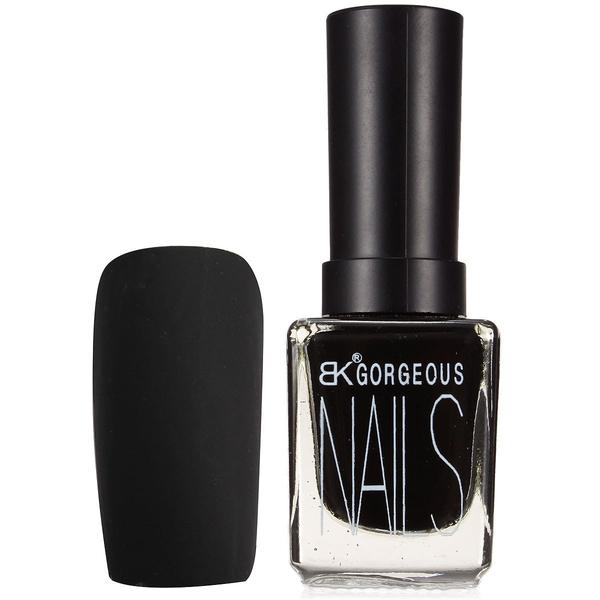 BK Matte Black Nail Polish