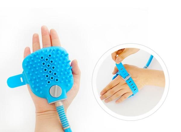 BrushClean - Shampoo Lather Glove Pet Bath Hose